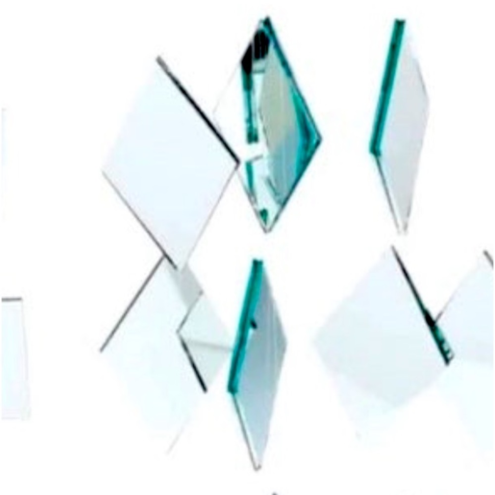 Kurt Adler Mirror Garland TRIANGLES 9Ft NIB GR8 FOR NYE PARTY